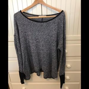 Everleigh Spacedye Color-block Sweater